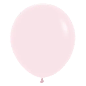 18" PASTEL MATTE PINK - 25 CT