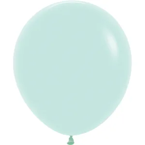18" PASTEL MATTE GREEN - 25 CT