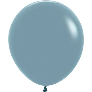 18" PASTEL DUSK BLUE  - 25 CT