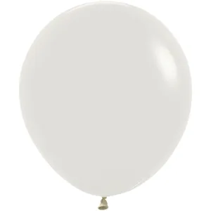 18" PASTEL DUSK CREAM  - 25 CT