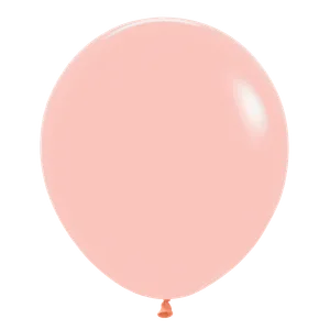 18" PASTEL MATTE MELON - 25 CT