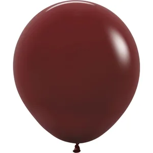 18" DELUXE MERLOT  - 25 CT