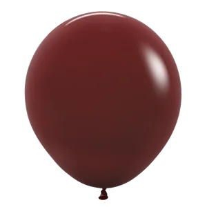 18" DELUXE MERLOT - 6 CT