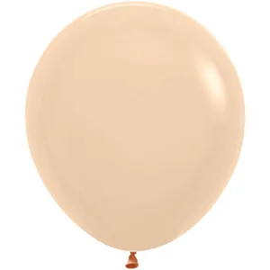 18" PASTEL MATTE MALIBU PEACH - 25 CT