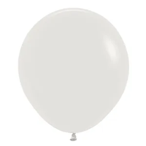 18" DELUXE ALMOND WHITE - 25 CT