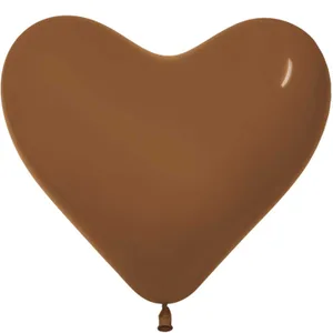 6" DELUXE CARAMEL HEART - 100 CT
