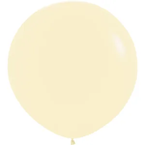 3' PASTEL MATTE YELLOW - 10 CT