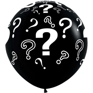 3' GENDER REVEAL QUESTION MARK