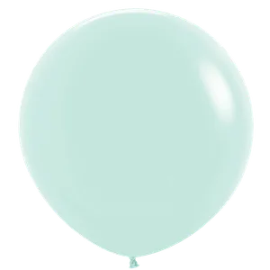 24" PASTEL MATTE GREEN - 10 CT