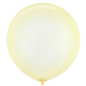 24" CRYSTAL PASTEL YELLOW - 10 CT