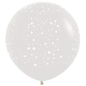 24" STARS CRYSTAL CLEAR