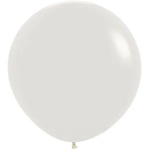 24" PASTEL DUSK CREAM - 3 CT