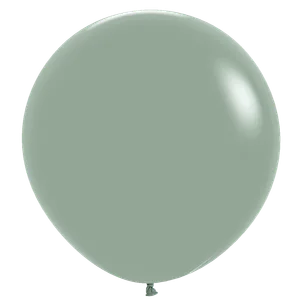 24" PASTEL DUSK LAUREL GREEN - 3 CT