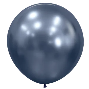 REFLEX GALAXY BLUE  24" LATEX BALLOONS - 3 / BAG