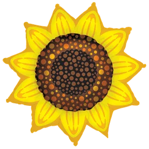 42" SUNFLOWER SHAPE