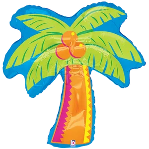 37" TROPICAL PALM TREE HELIUM SHAPE