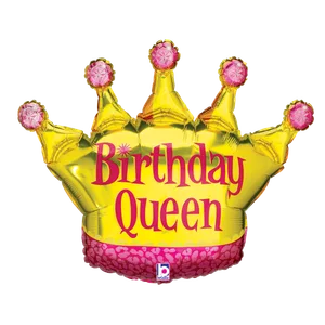 36" BIRTHDAY QUEEN SHAPE