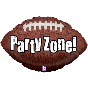 29" PARTY ZONE FOOTBALL HELIUM SHAPE