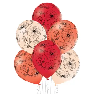 12" BELBAL POPPY FLOWERS MIX