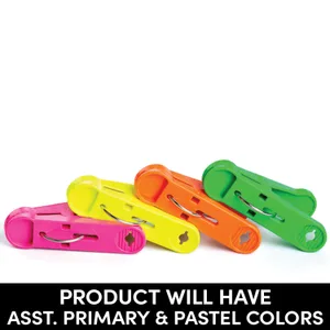CLIP-N-WEIGHT ASST PRIMARY & PASTEL COLORS 8 GRAM