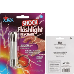 SHOCK FLASHLIGHT KEYCHAIN