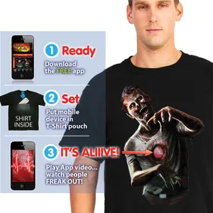 BEATING HEART ZOMBIE SHIRT MEDIUM