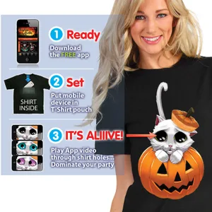 ADORABLE KITTY EYES SHIRT LARGE