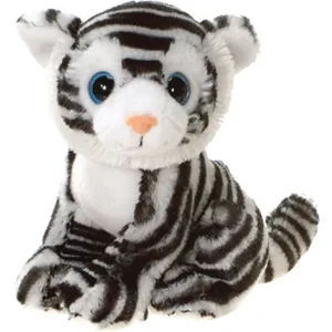 9" BIG EYE SITTING WHITE TIGER 