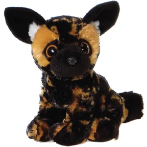 9" BIG EYE SITTING AFRICAN WILD DOG 