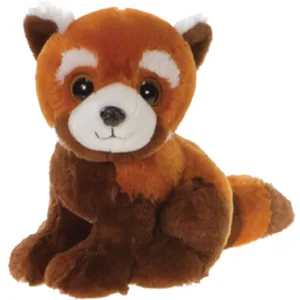 9" BIG EYE SITTING RED PANDA 
