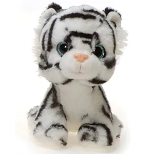 7" FLOPPY BEAN BAG WHITE TIGER 