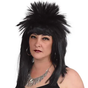 BLACK PUNK WIG LONG