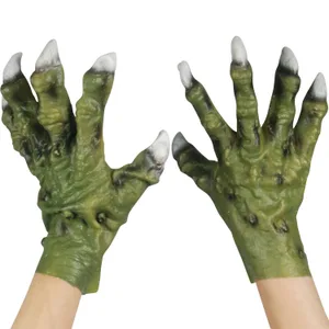 GREEN MONSTER HANDS LATEX