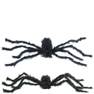 50" BLACK FURRY SPIDER