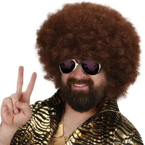 DELUXE AFRO WIG - BROWN