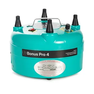 BONUS PRO 4 FOUR NOZZLE BALLOON INFLATOR - ADJUSTABLE PRESSURE