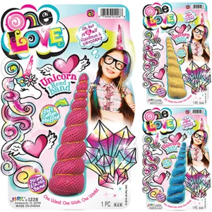 ONE LOVE UNICORN HEAD BAND
