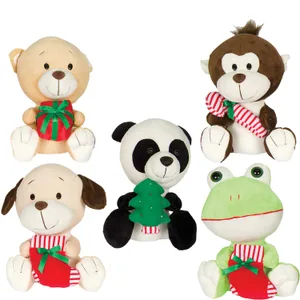 10" CHRISTMAS ANIMALS WITH ACCESSORIES