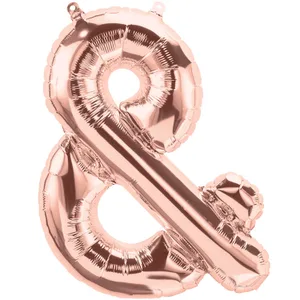 16" SYMBOL & AMPERSAND SIGN ROSE GOLD