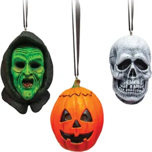SILVER SHAMROCK 3 PACK HOLIDAY HORRORS ORNAMENT HALLOWEEN III: SEASON OF THE WITCH