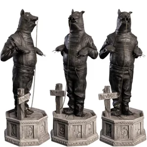 TEDDY STATUE GHOSTS OF HALLOWEEN 