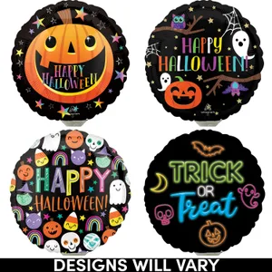 4" HALLOWEEN AIR-INFLATED ASST