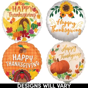 4" THANKSGIVING AIR-INFLATED ASST