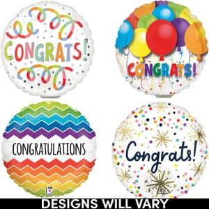 9" CONGRATULATIONS AIR-INFLATED