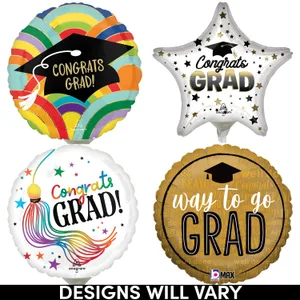 9" GRADUATION AIR-INFLATED ASST