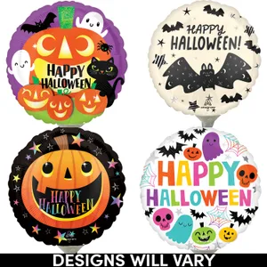 9" HALLOWEEN AIR-INFLATED ASST