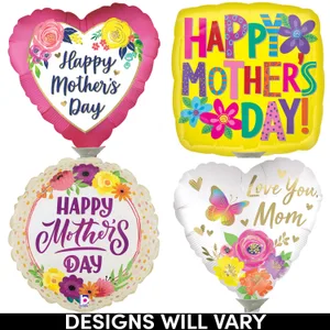 9" MOTHER'S DAY AIR-INFLATED ASST