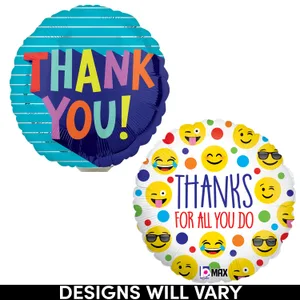 9" THANK YOU AIR-INFLATED ASST