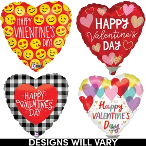 9" VALENTINE'S AIR-INFLATED ASST