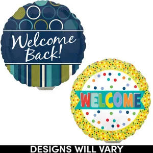 9" WELCOME AIR-INFLATED ASST